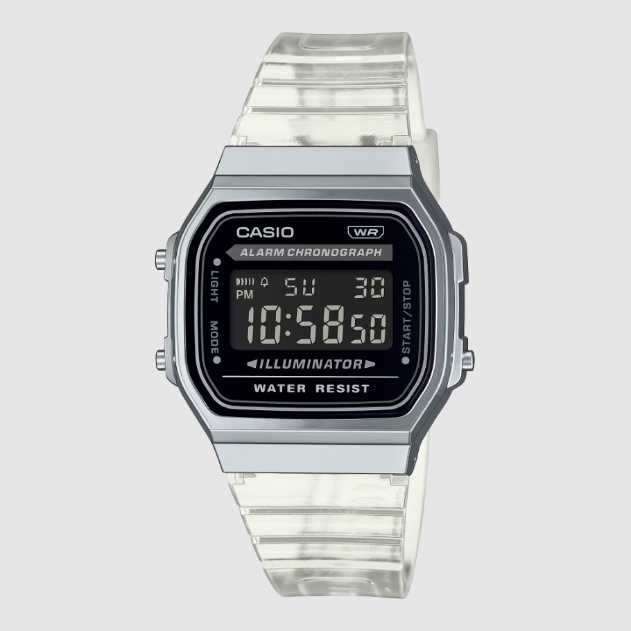 Casio A168XES-1B Vintage Illuminator Digital Watch